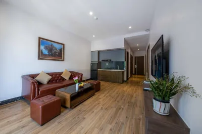 Two-Bedroom Apartment with City View — catba new city hotel